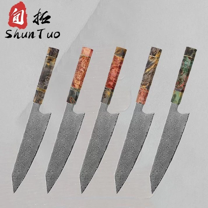 Cina Fornitore cinese Coltello Kiritsuke forgiato in Damasco Nitidezza ed eleganza senza pari produttore