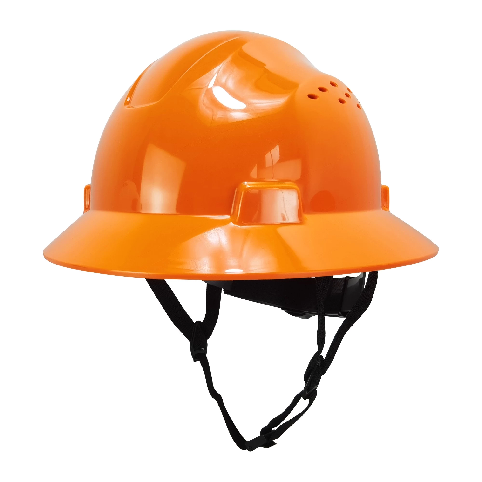 China Full Brim Vented Hard Hat ABS Construction Safety Helmet ANSI Z89.1 Approved Hardhat manufacturer