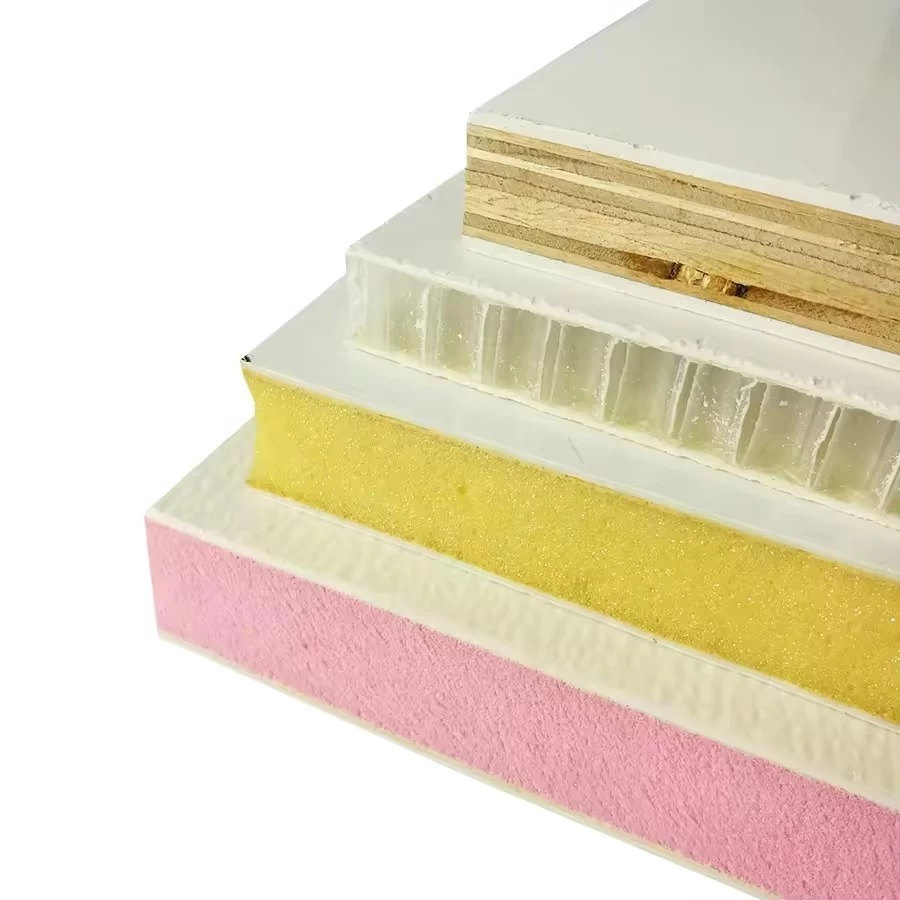 China PP Honeycomb/XPS/PU Foam Composite Board,GRP Sandwich Panel,Frp Sheet for Truck Body manufacturer