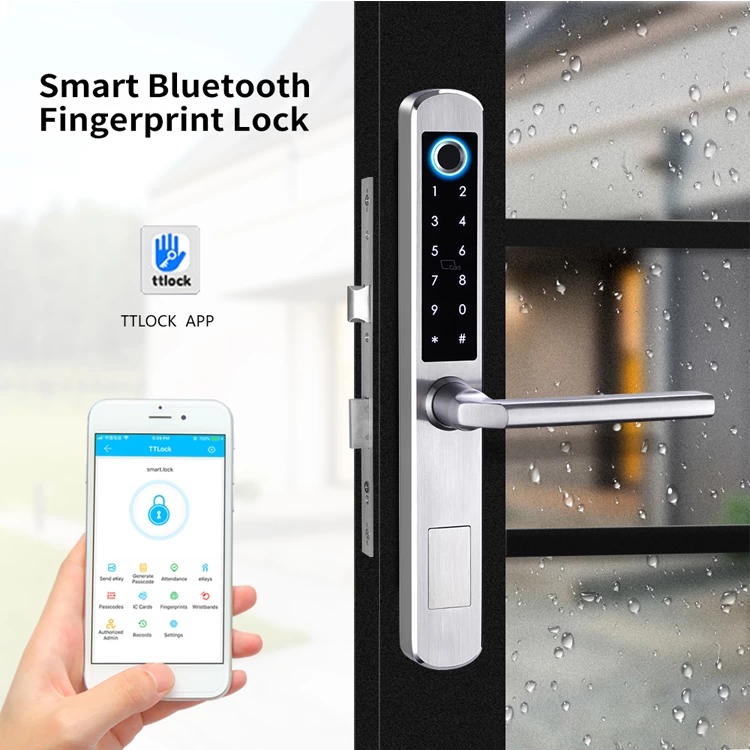 A2 Waterproof fingerprint door lock