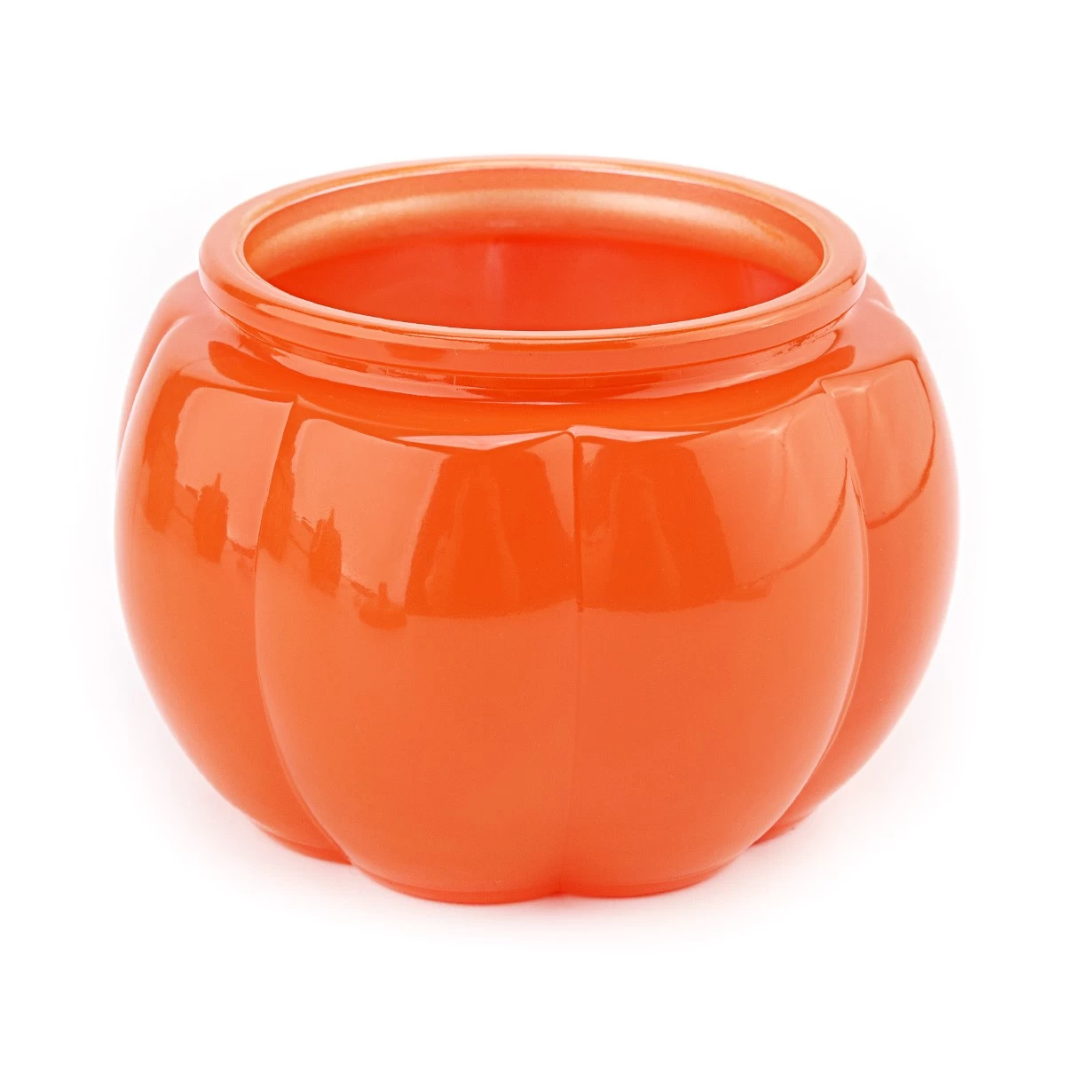 Luxury Pumpkin Glass Jar with Lids for Candle Making Pumpkin Glass Candy Storage Container