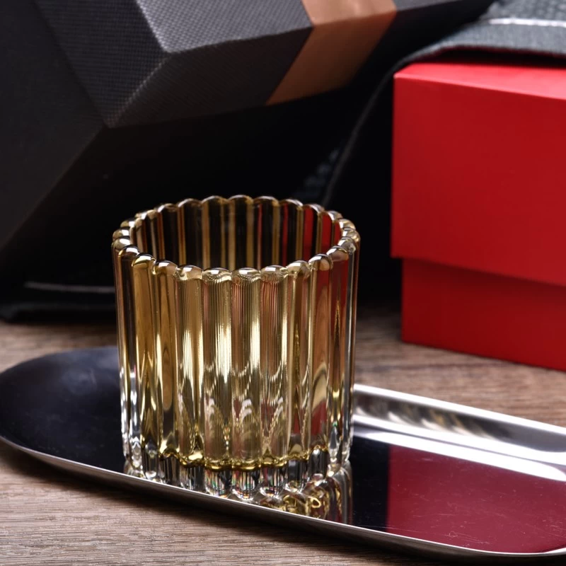 180ml Votive Glass Candle Holder Ribber Glass Candle Holder