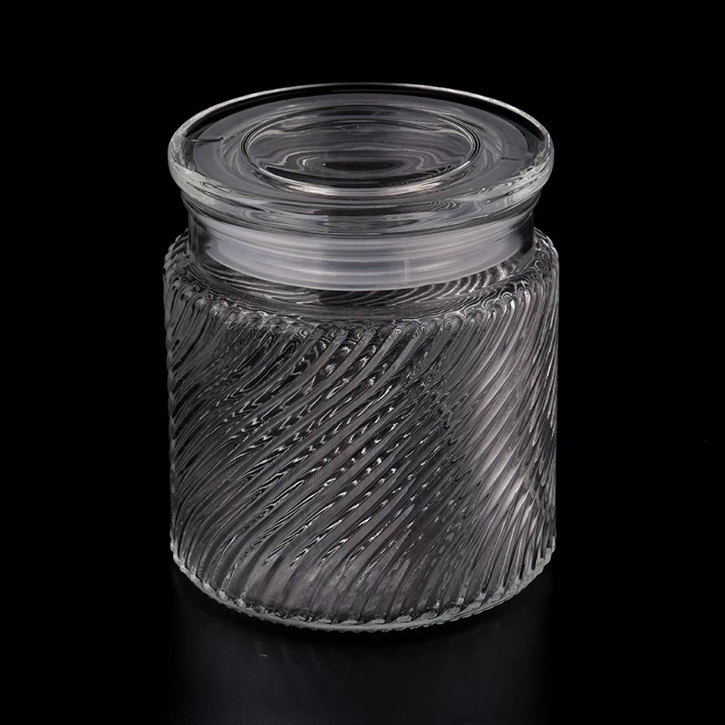 500ml Glass Container for Candle Making Glass Storage Containers Wholesale
