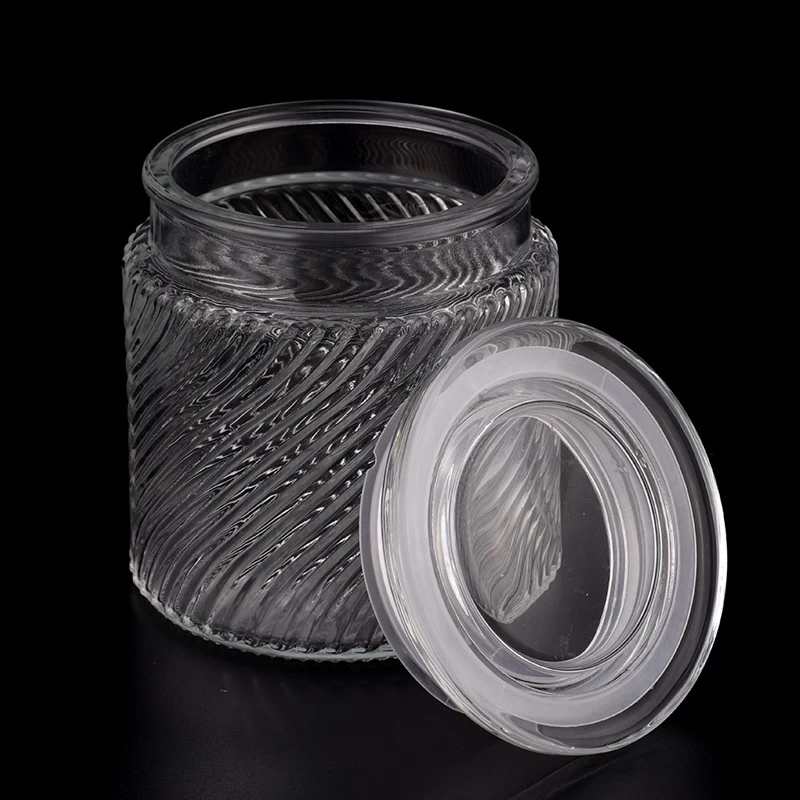 500ml Glass Container for Candle Making Glass Storage Containers Wholesale