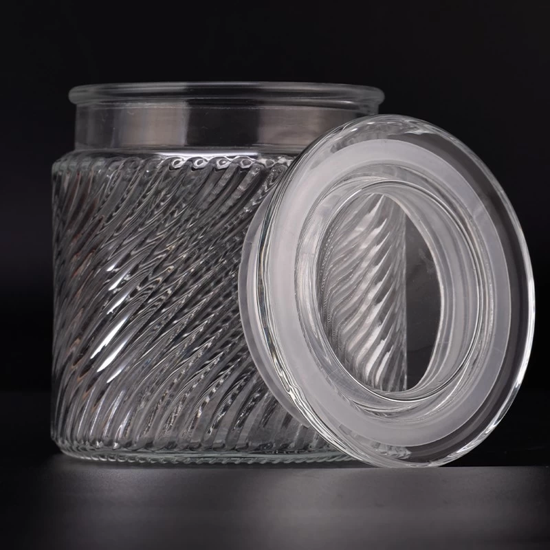 500ml Glass Container for Candle Making Glass Storage Containers Wholesale