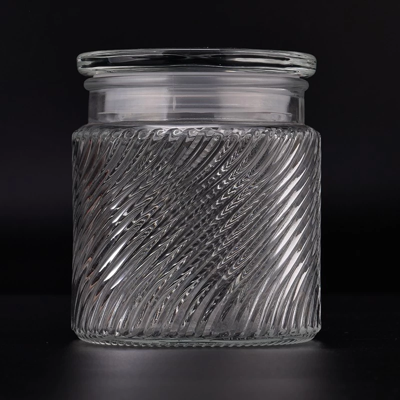 500ml Glass Container for Candle Making Glass Storage Containers Wholesale