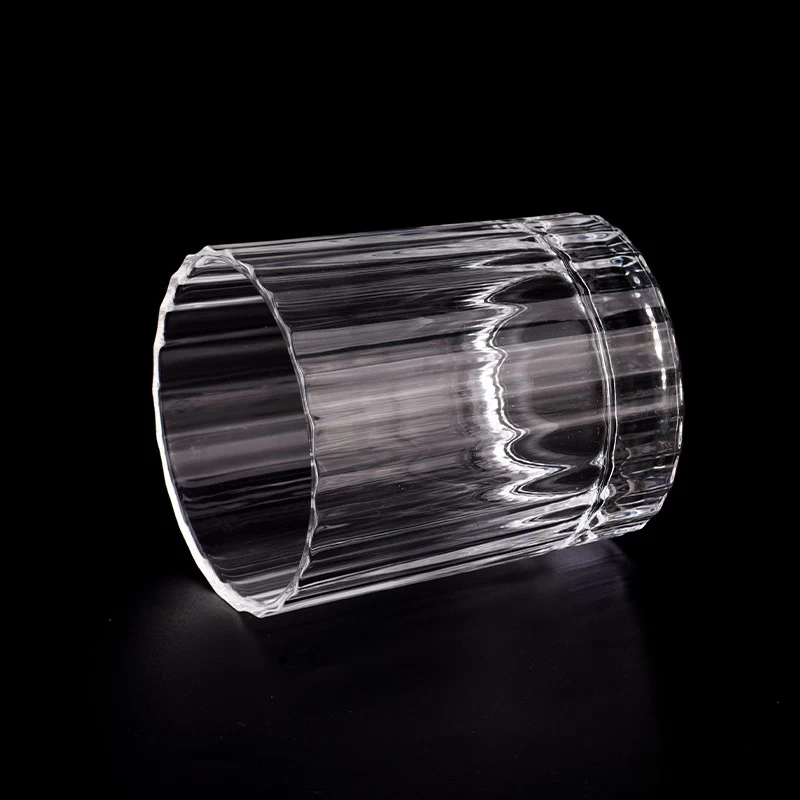 Crystal Glass Candle Jars Customized Color Glass Candle Vessels Wholesale