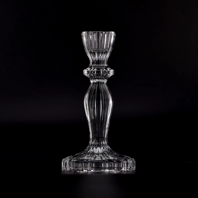 Clear Glass Candlestick Wholesale