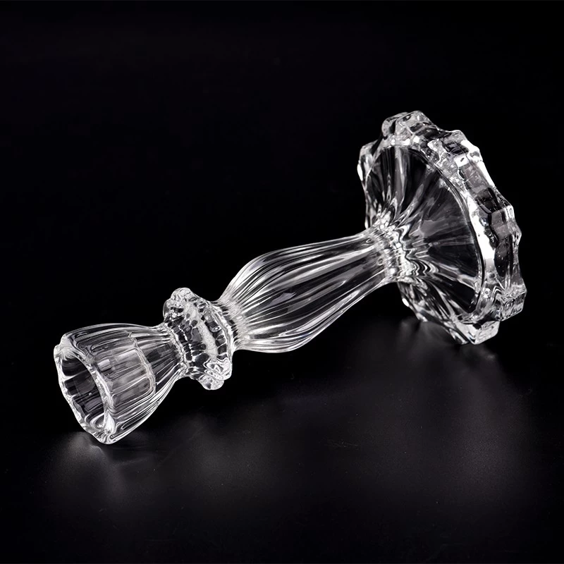 Clear Glass Candlestick Wholesale
