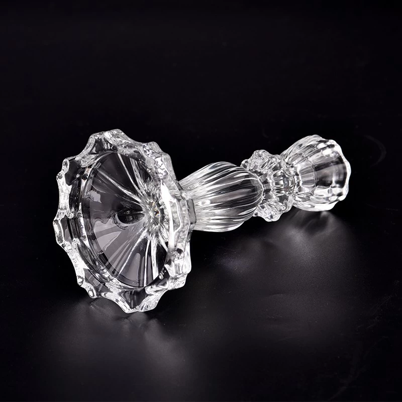 Clear Glass Candlestick Wholesale
