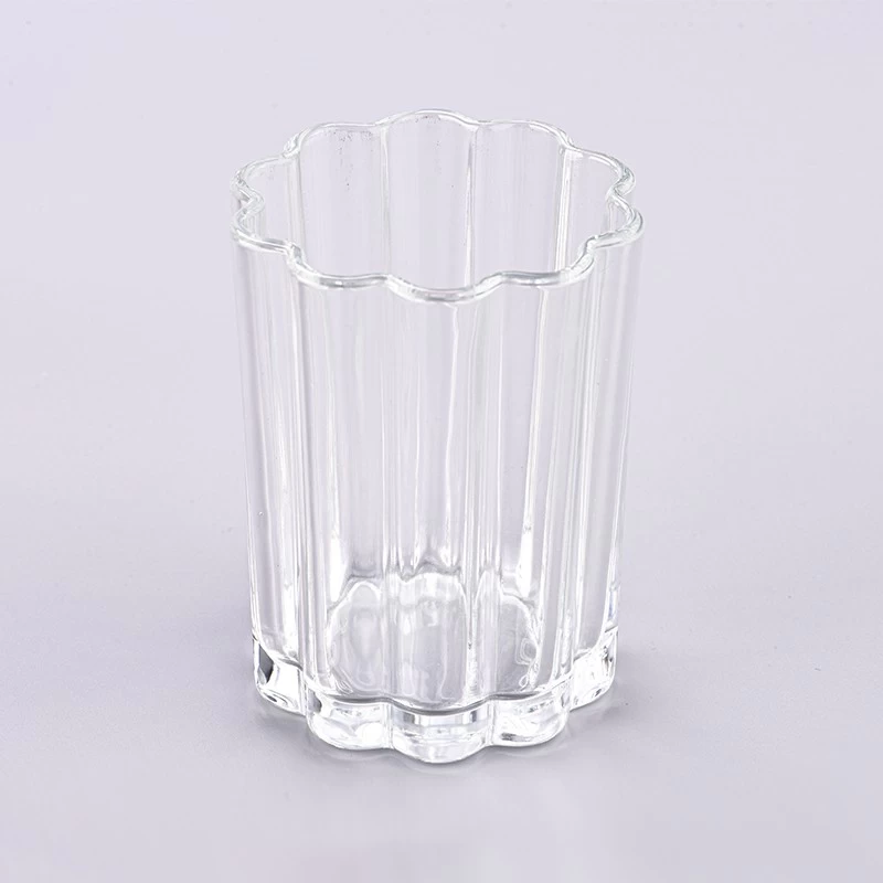 8oz Clear Glass Candle Holders Wholesale