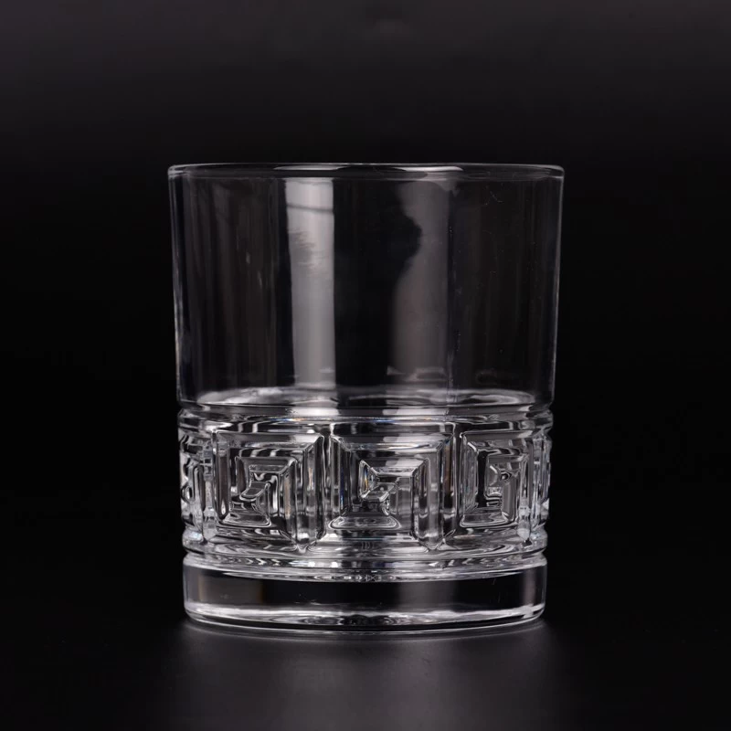 380ml 13oz Glass Candle Holders Unique Glass Candle Vessels Manufacturer