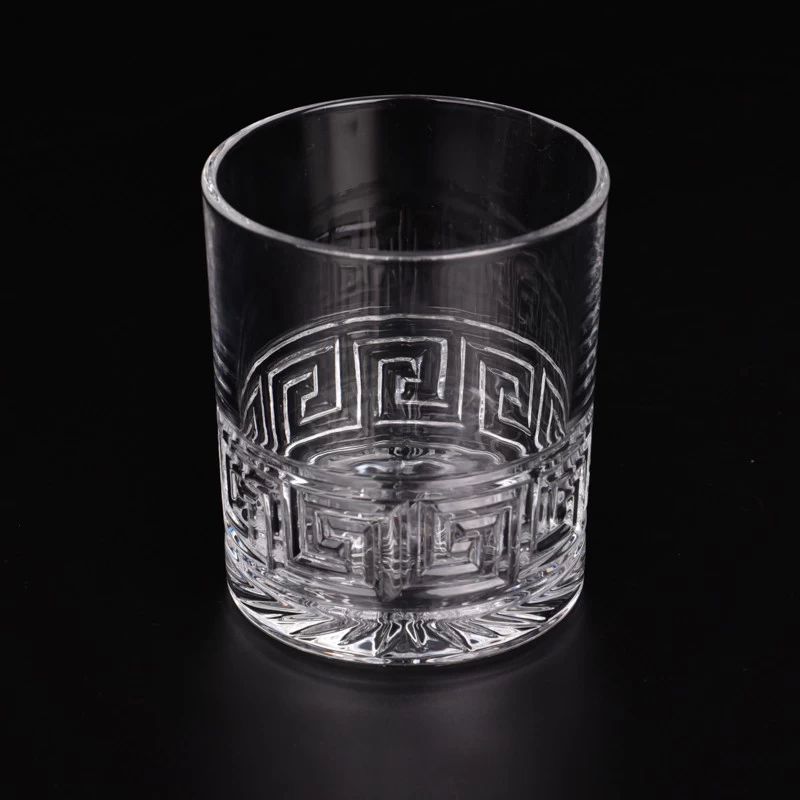 380ml 13oz Glass Candle Holders Unique Glass Candle Vessels Manufacturer