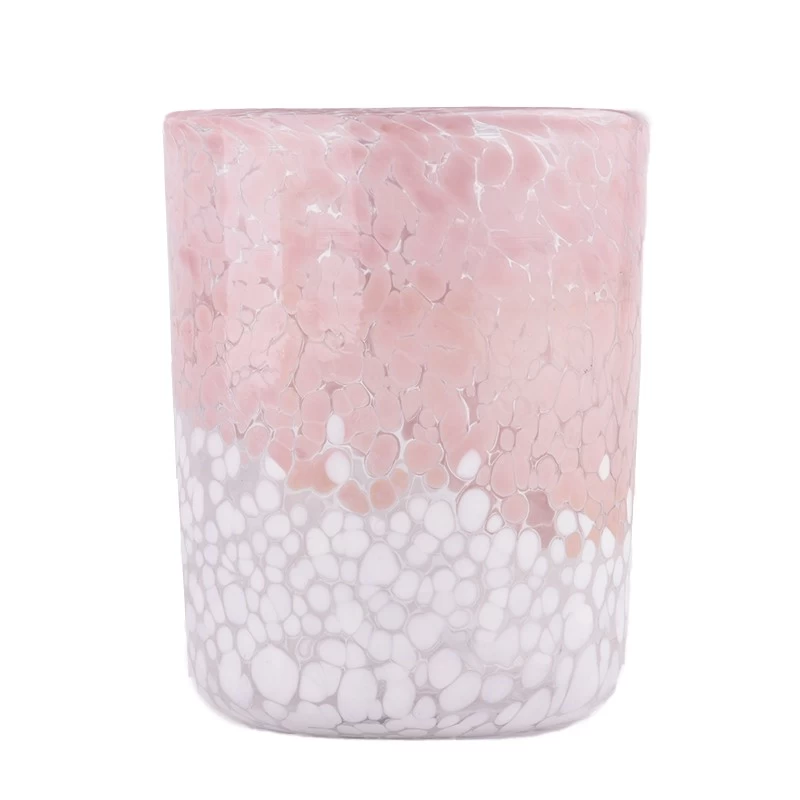 Jumbo Glass Candle Vessels Beautiful 48oz Colored Glass Candle Jars For Home Decoration