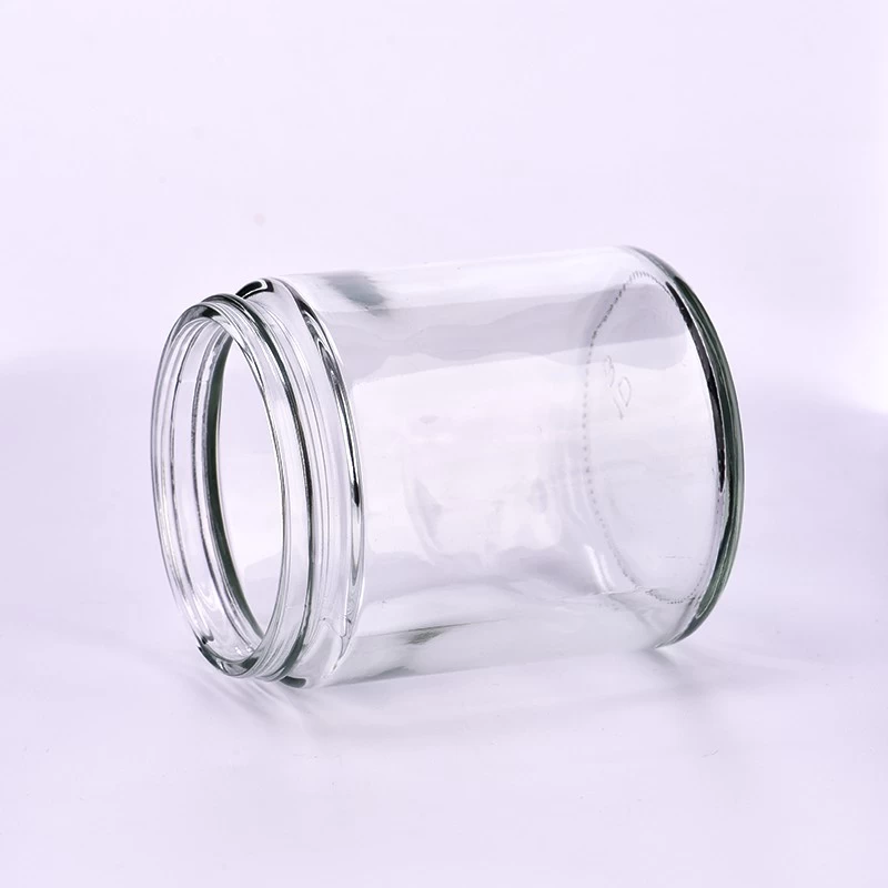 Transparent Glass Candle Container empty luxury candle vessels