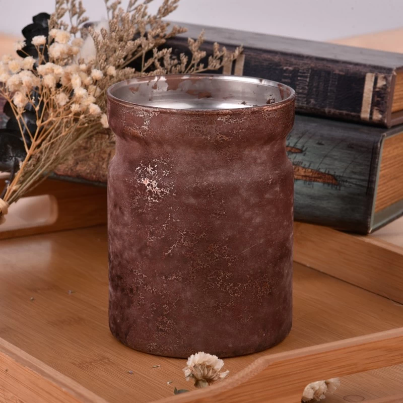 Unique Scruffy Glass Candle Container 800ml Candle Glass