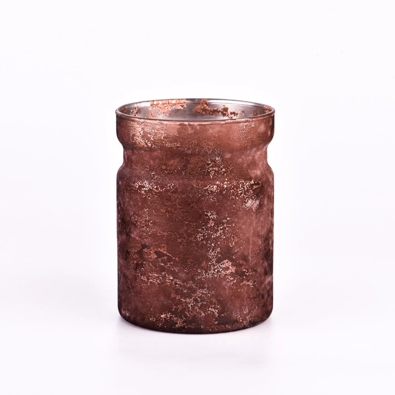 Unique Scruffy Glass Candle Container 800ml Candle Glass