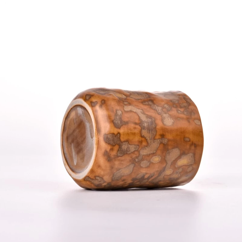 unique candle vessels luxury ceramic candle holders empty candle jars supplier