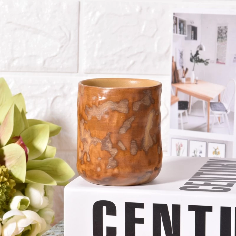 unique candle vessels luxury ceramic candle holders empty candle jars supplier