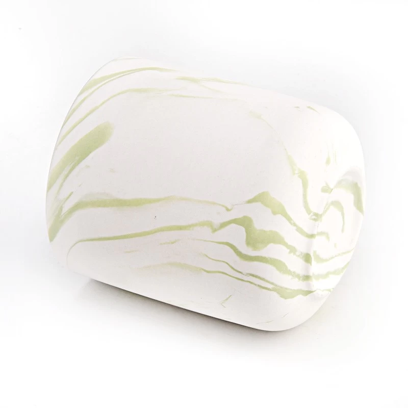 Wholesale Luxury ceramics Candle Jars Empty Candle Container Home Decoration 