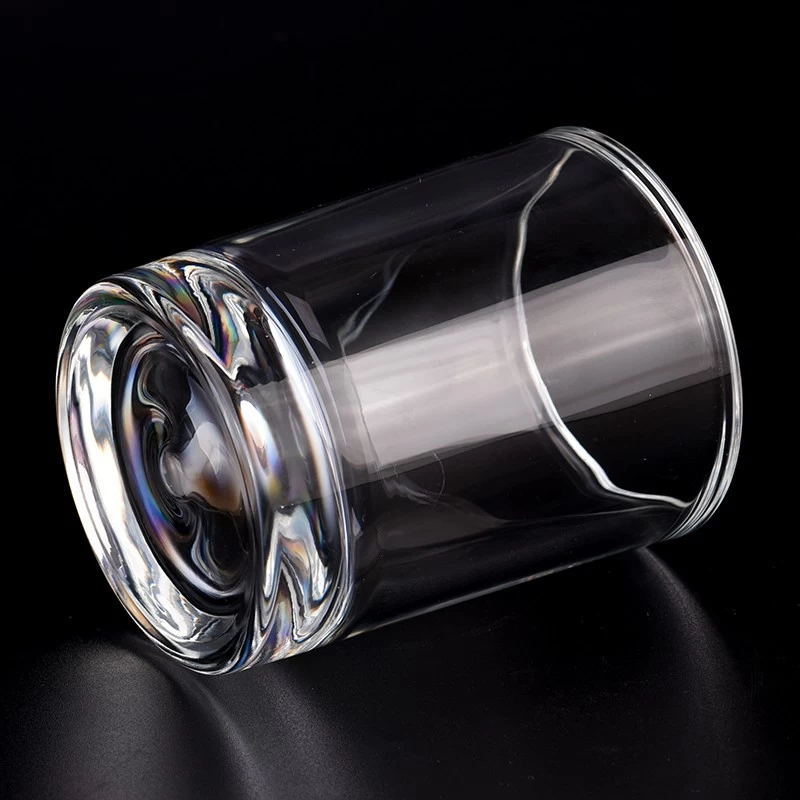 8oz Glass Candle Holders Thick Bottom Candle Glass