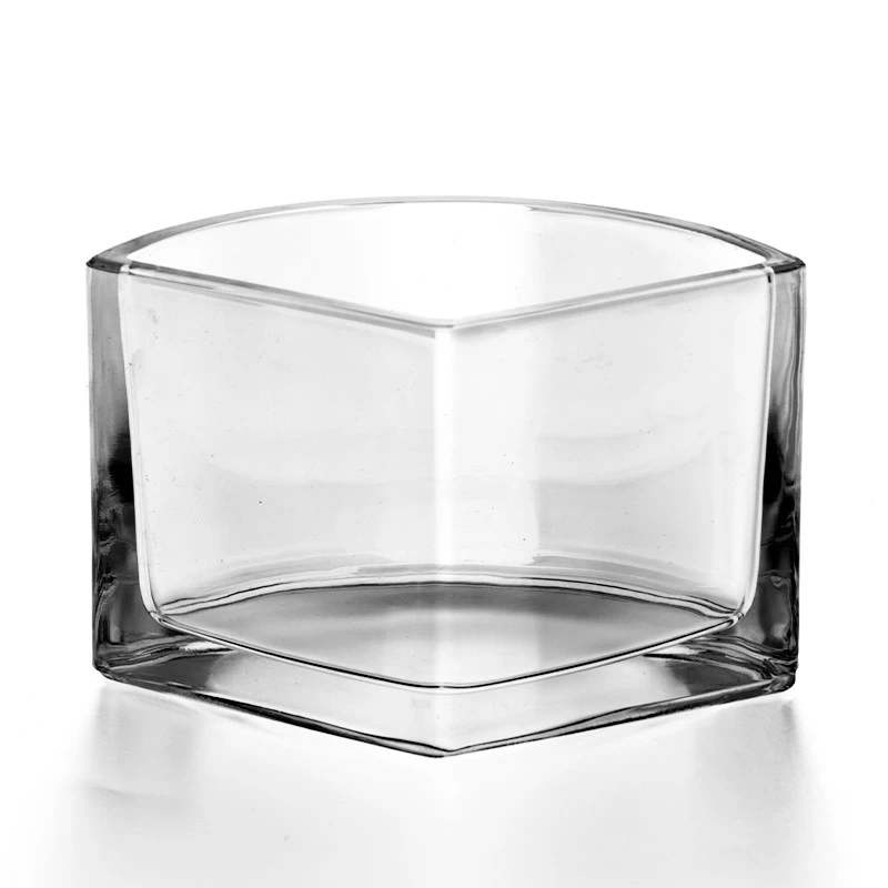 Unique Glass Candle Holders Three-piece Suit Glass Candle Holders 