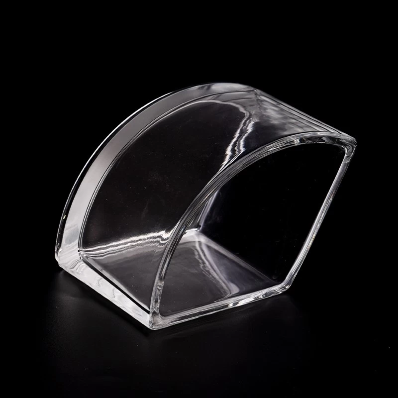 Unique Glass Candle Holders Three-piece Suit Glass Candle Holders