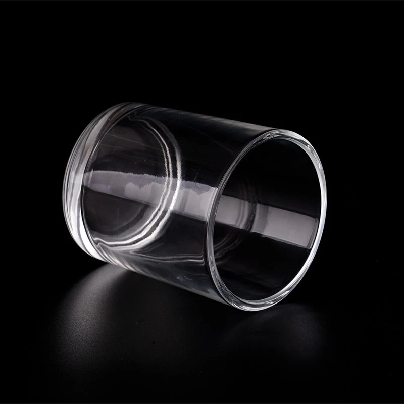 Cylinder Glass Candle Jar Customized 11oz Glass Candle Vessels Wholesale
