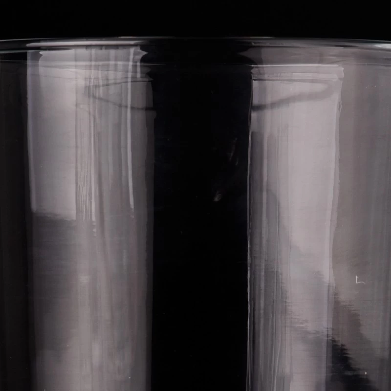 Cylinder Glass Candle Jar Customized 11oz Glass Candle Vessels Wholesale