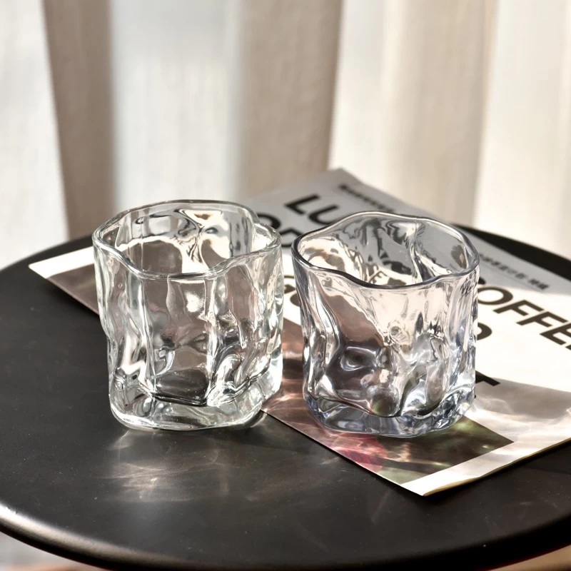 Unique Shape Glass Jars for Candle Making