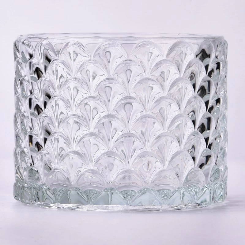 Luxury Unique Glass Candle Jars For Home Decoration Wedding Gift