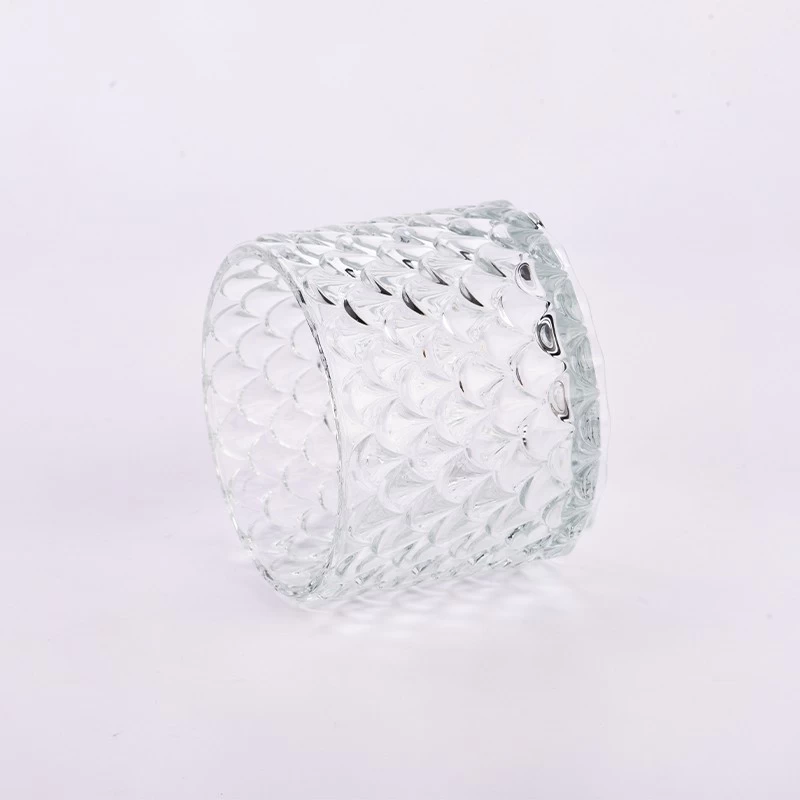 Luxury Unique Glass Candle Jars For Home Decoration Wedding Gift
