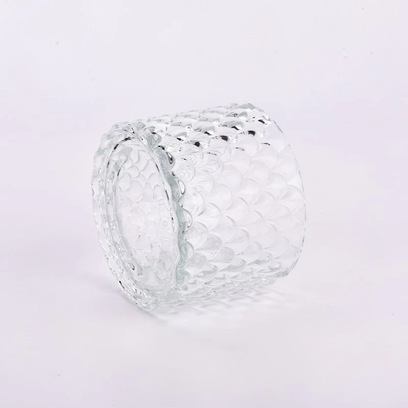 Luxury Unique Glass Candle Jars For Home Decoration Wedding Gift