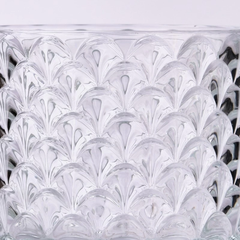 Luxury Unique Glass Candle Jars For Home Decoration Wedding Gift