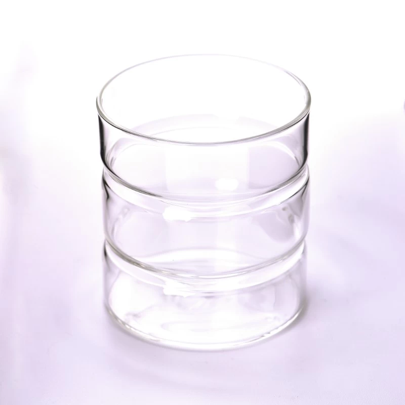 Customized Borosilicate Glass Vessels for Candle Making 