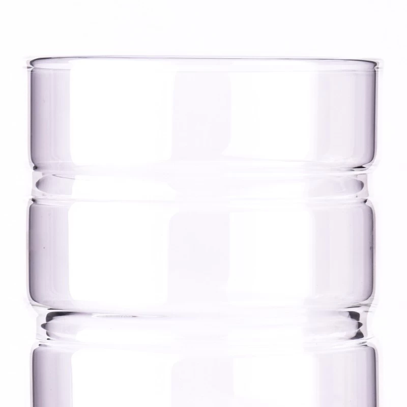 Customized Borosilicate Glass Vessels for Candle Making 