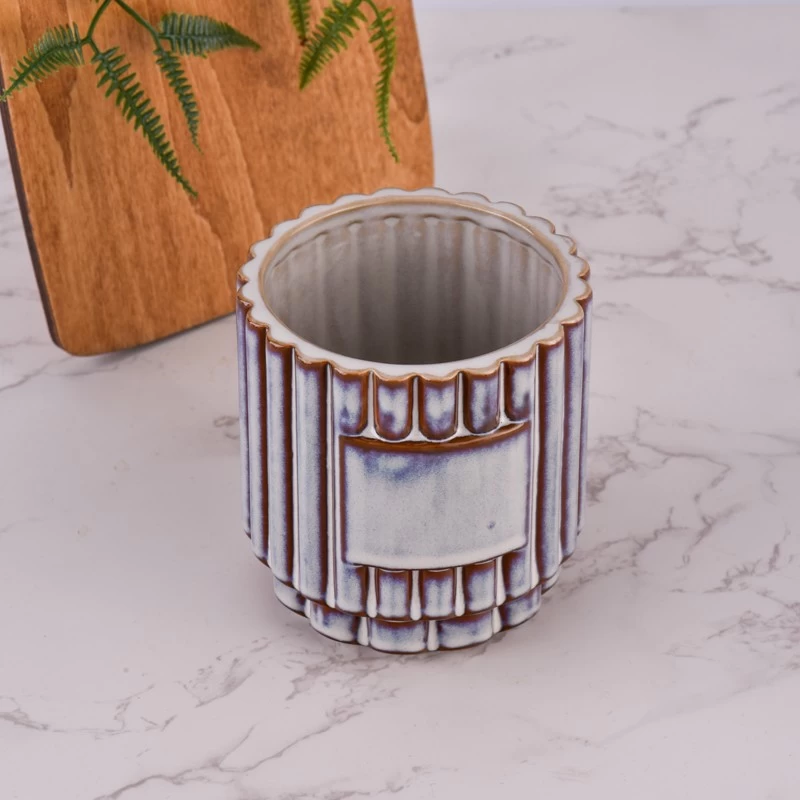 wholesale 10oz 12oz ceramic candle container