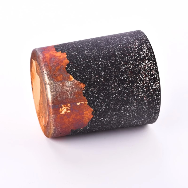 Unique Decorative Glass Candle Holders Special Color Glass Candle Vessels Wholesale
