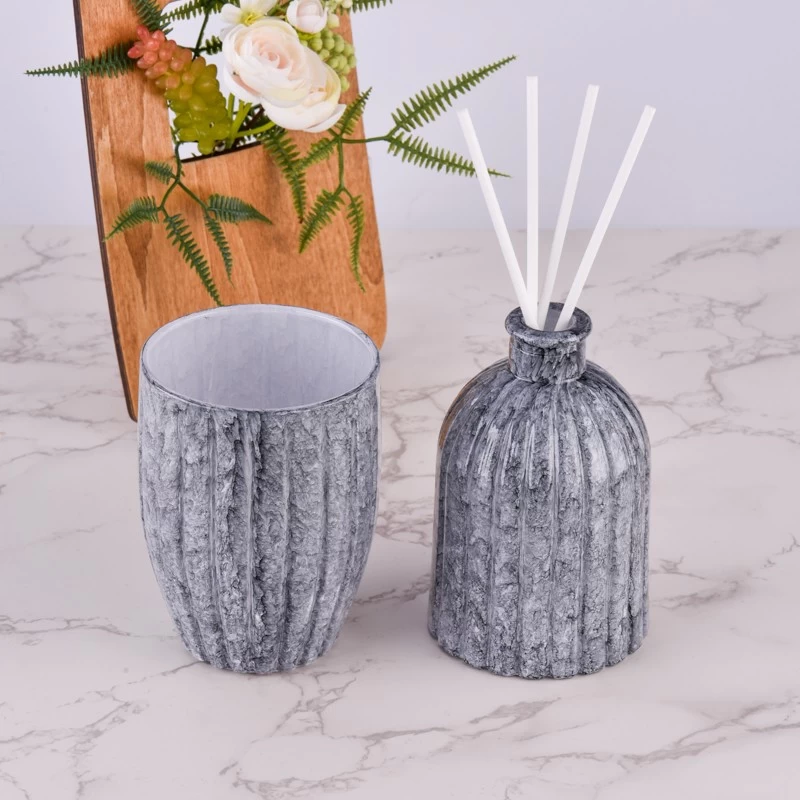 Wholesale Empty Luxury Glass Candles Jar For Wedding Decoration