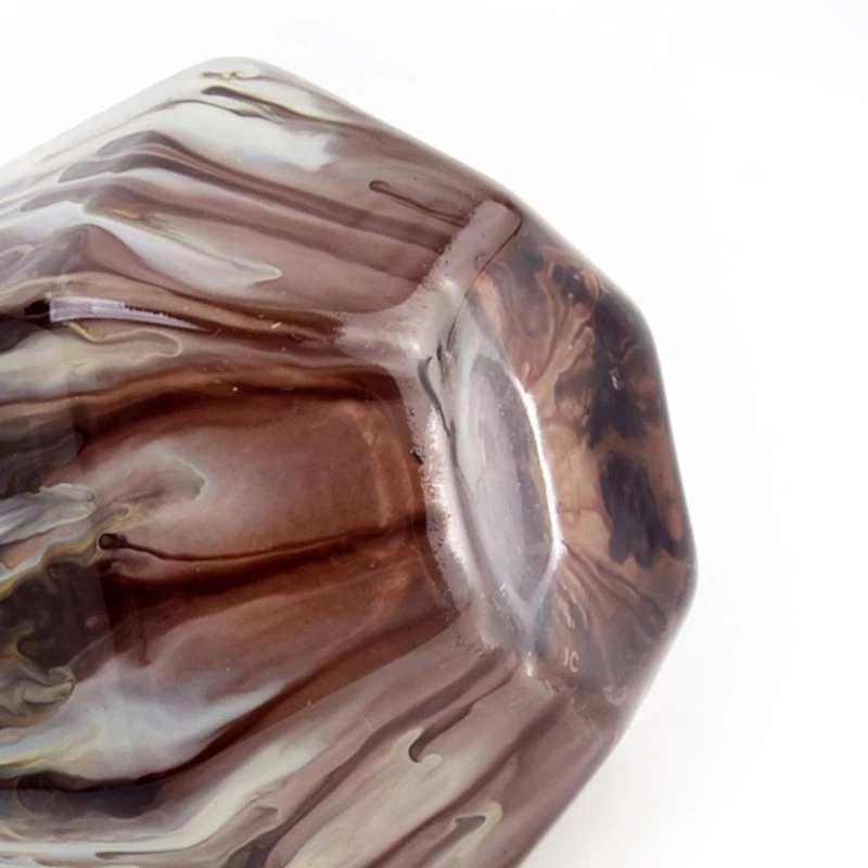Unique Shaped Glass Candle Jars Special Decoration Glass Candle Holders