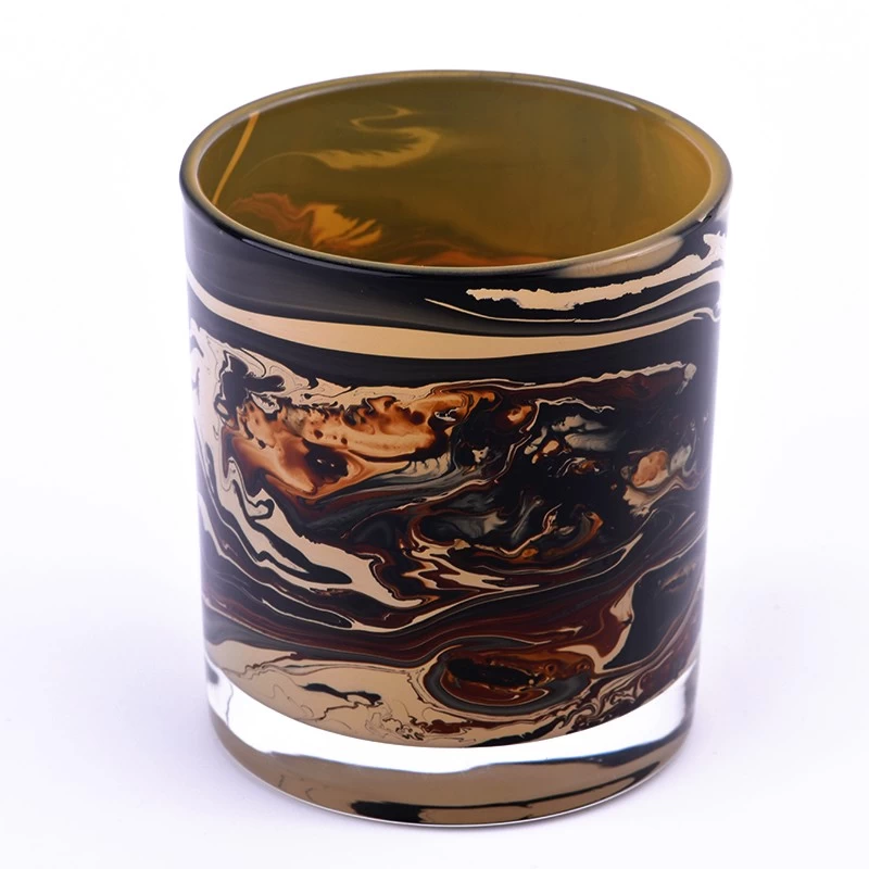 Wholesale Cylinder Glass Candle Jars Customized Candle Glass