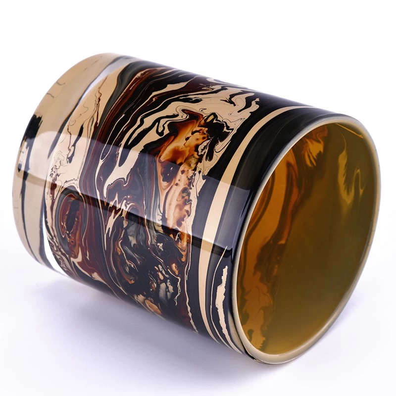 Wholesale Cylinder Glass Candle Jars Customized Candle Glass