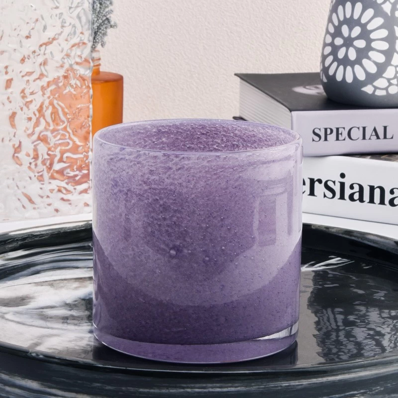 15oz Glass Candle Jars Hand-made Glass Candle Vessels Wholesale