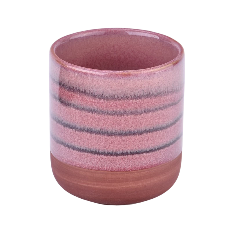 10 oz ceramic glass candle jars candle containers with home decor