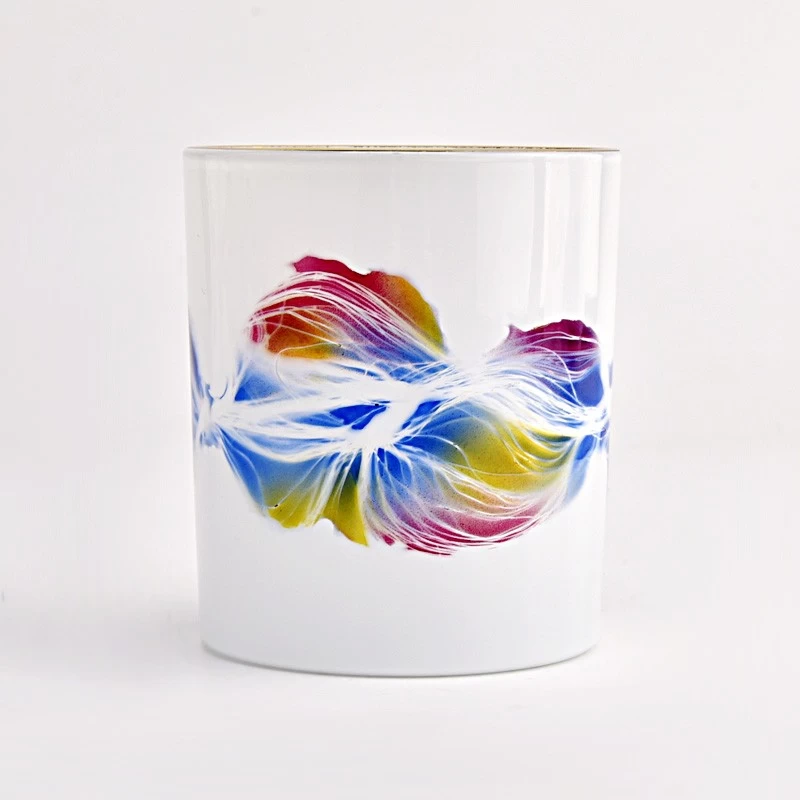 Luxury Glass Candle Jars For Home Decoration Empty Glass Candle Jars Wholesale