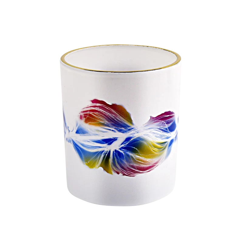 Luxury Glass Candle Jars For Home Decoration Empty Glass Candle Jars Wholesale