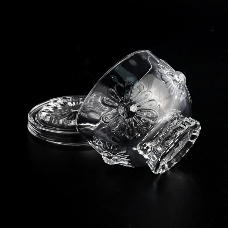 Votive 155ml Glass Candle Holder with Lids