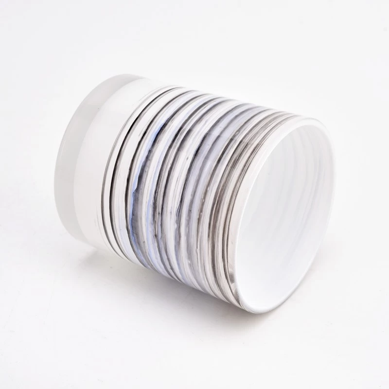 Morden Design Home Decoration Glass Candle Jars Glass Candle Holders for Candle Making