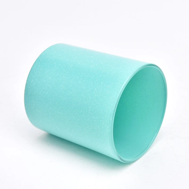 Spring Collection Unique Color Glass Candle Jars