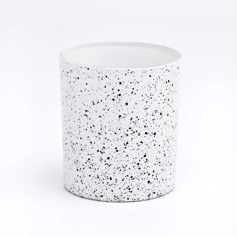 Speckle Glass Candle Jars
